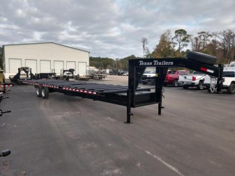New CT3516G TEXAS TRAILERS 8.5' X 35' GOOSENECK ROLLER TRAILER