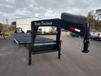 New CT3516G TEXAS TRAILERS 8.5' X 35' GOOSENECK ROLLER TRAILER