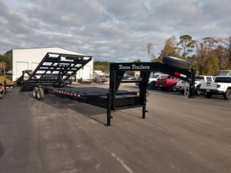 New CT3516G TEXAS TRAILERS 8.5' X 35' GOOSENECK ROLLER TRAILER