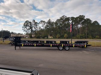New CT3516G TEXAS TRAILERS 8.5' X 35' GOOSENECK ROLLER TRAILER