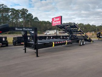 New CT3516G TEXAS TRAILERS 8.5' X 35' GOOSENECK ROLLER TRAILER