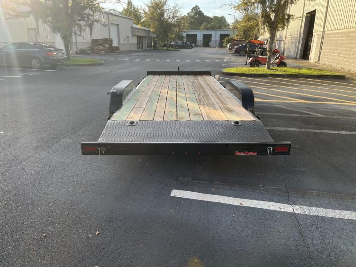 New CH2070 TEXAS TRAILERS 6'10" X 20' CAR HAULER W/ SLIDE OUT RAMPS