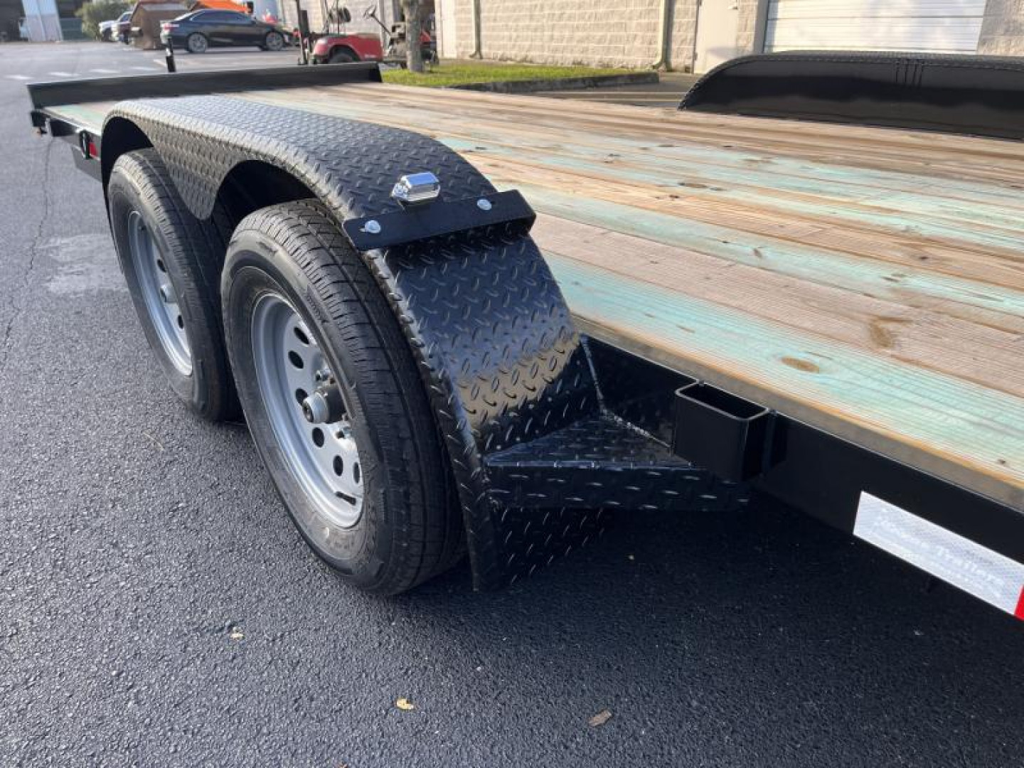 New CH2070 TEXAS TRAILERS 6'10" X 20' CAR HAULER W/ SLIDE OUT RAMPS