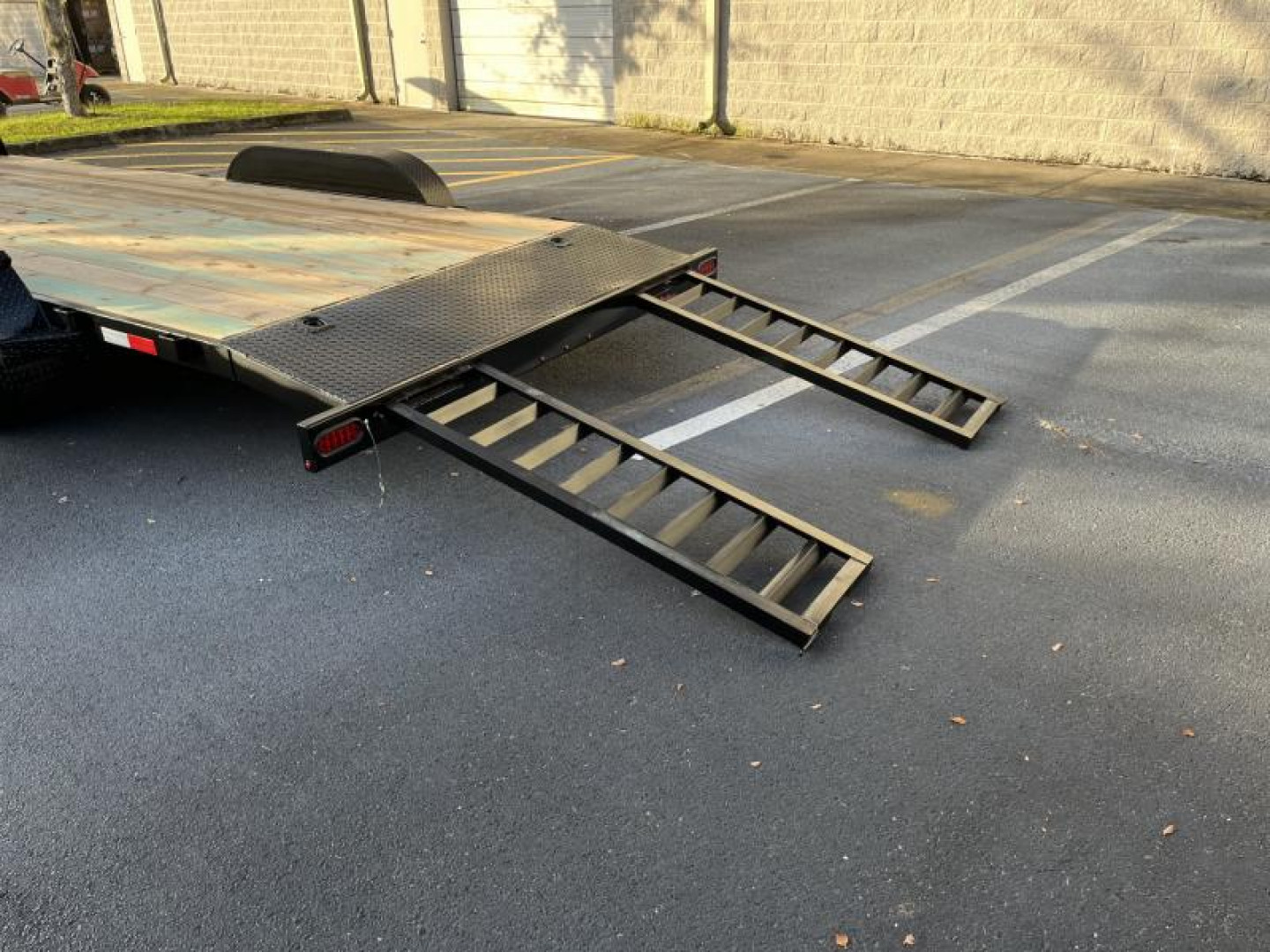 New CH2070 TEXAS TRAILERS 6'10" X 20' CAR HAULER W/ SLIDE OUT RAMPS