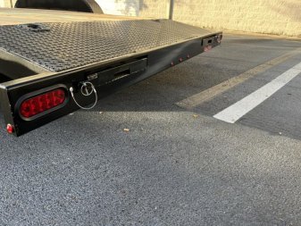 New CH2070 TEXAS TRAILERS 6'10" X 20' CAR HAULER W/ SLIDE OUT RAMPS