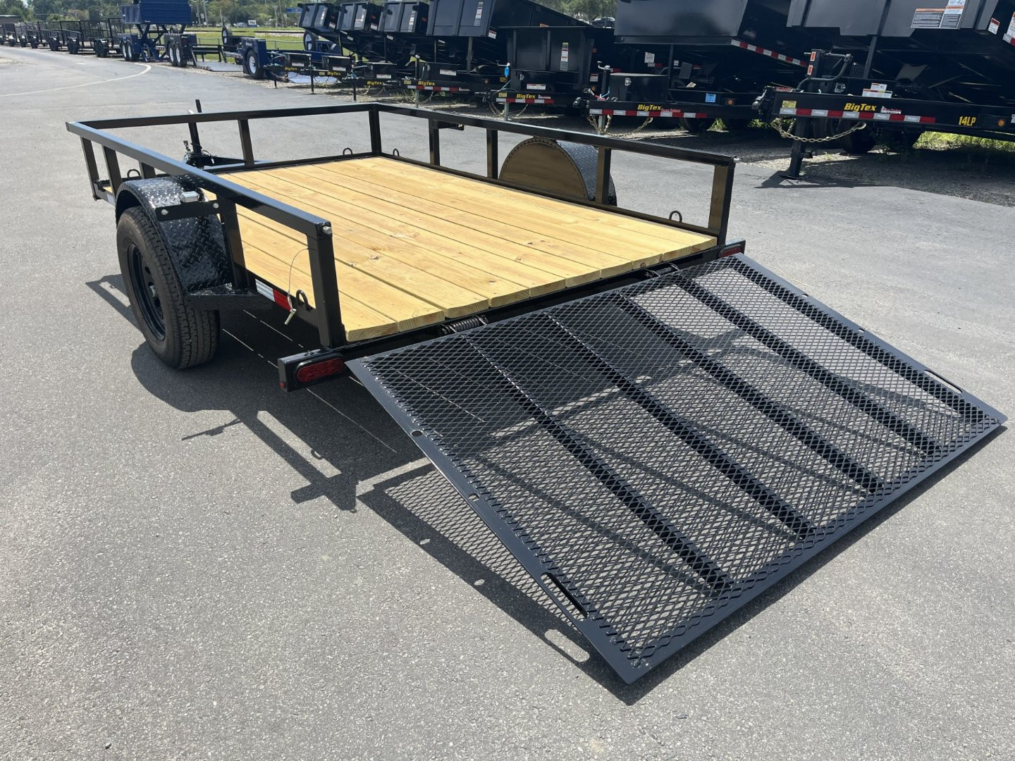 New UT61035 TEXAS TRAILERS 6'4" X 10' UTILITY TRAILER