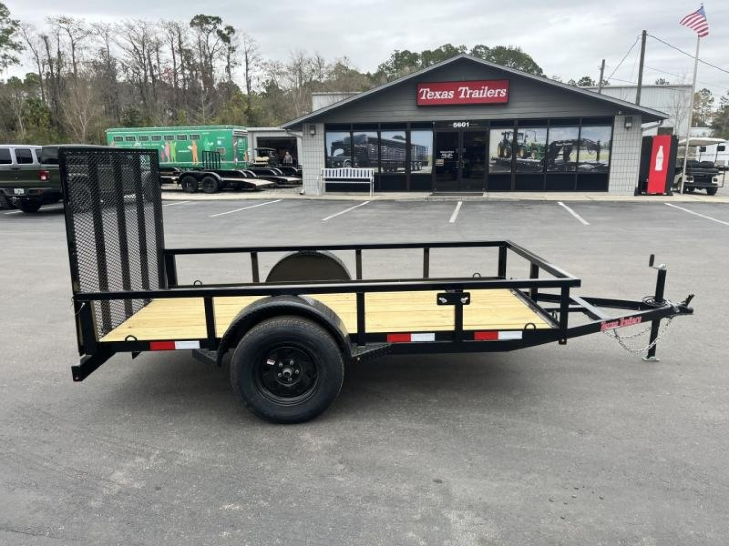 New UT51035 TEXAS TRAILERS 5' X 10' UTILITY TRAILER