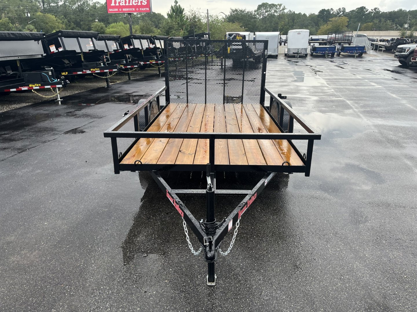 New UT61235 TEXAS TRAILERS 6'4" X 12' UTILITY TRAILER