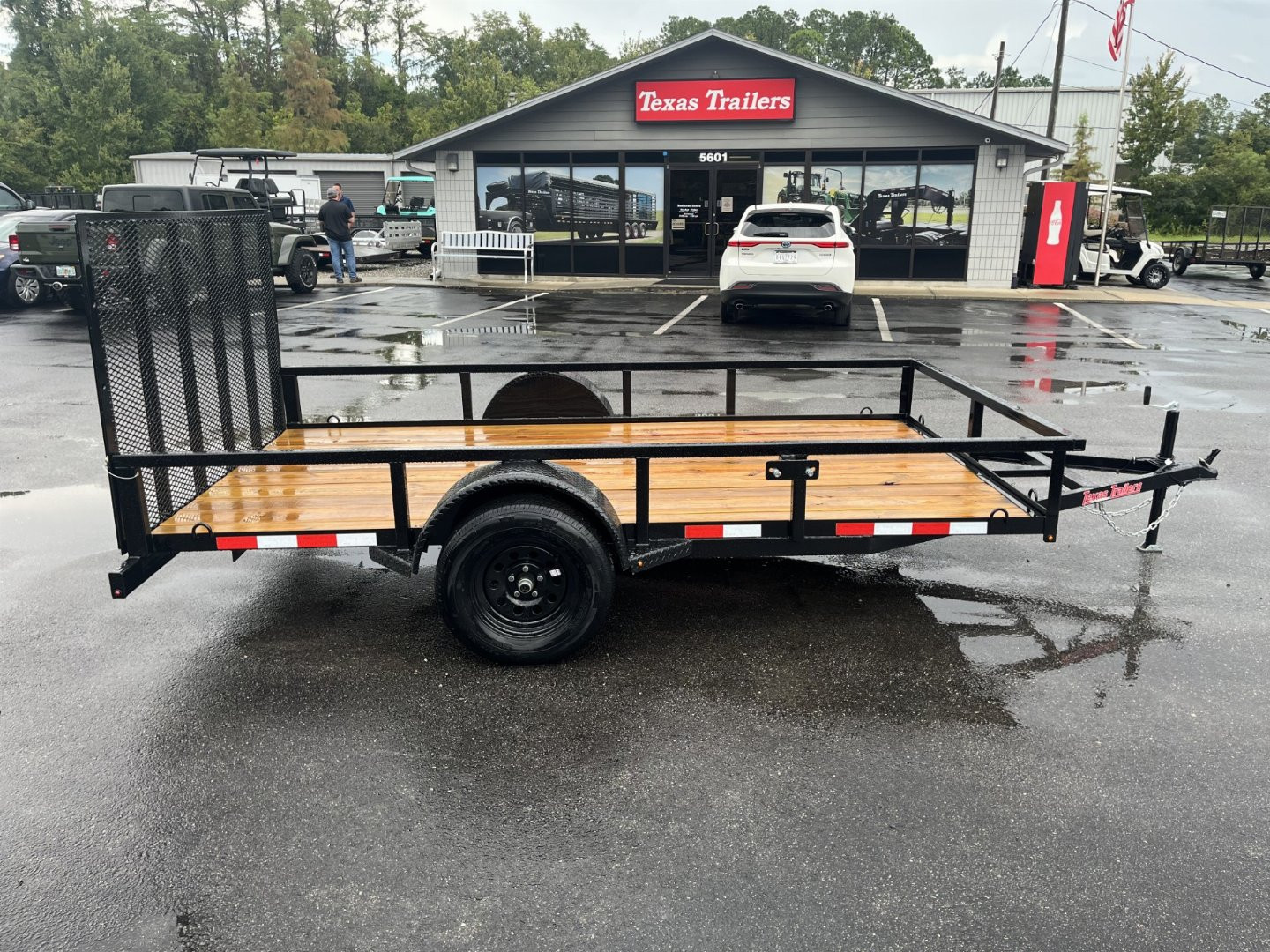 New UT61235 TEXAS TRAILERS 6'4" X 12' UTILITY TRAILER
