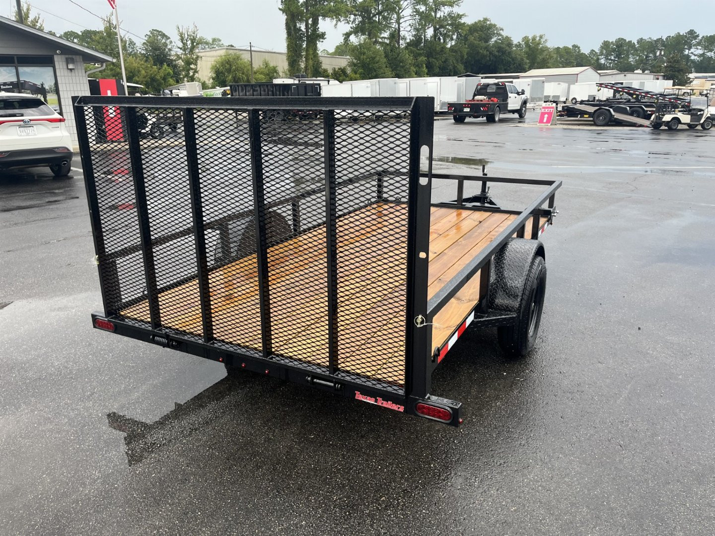 New UT61235 TEXAS TRAILERS 6'4" X 12' UTILITY TRAILER
