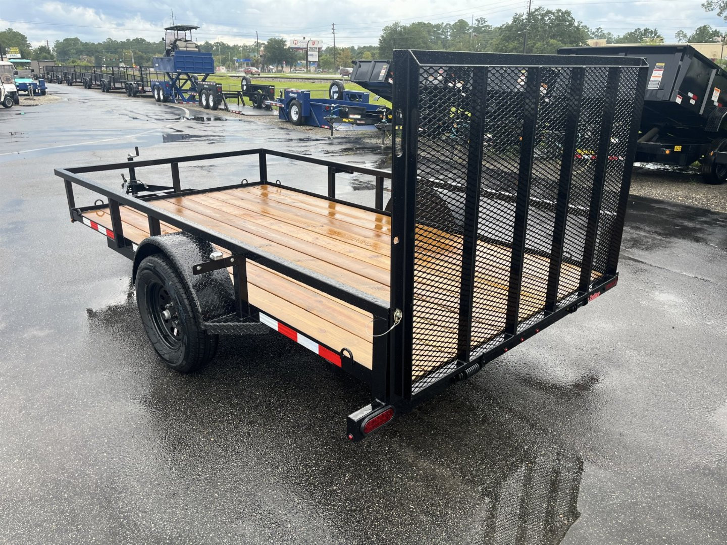 New UT61235 TEXAS TRAILERS 6'4" X 12' UTILITY TRAILER