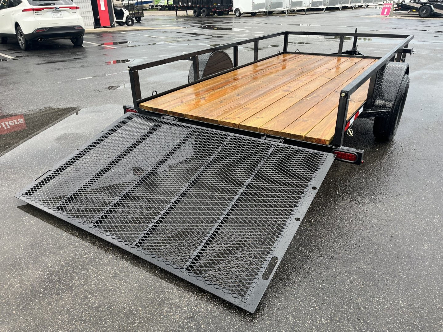 New UT61235 TEXAS TRAILERS 6'4" X 12' UTILITY TRAILER