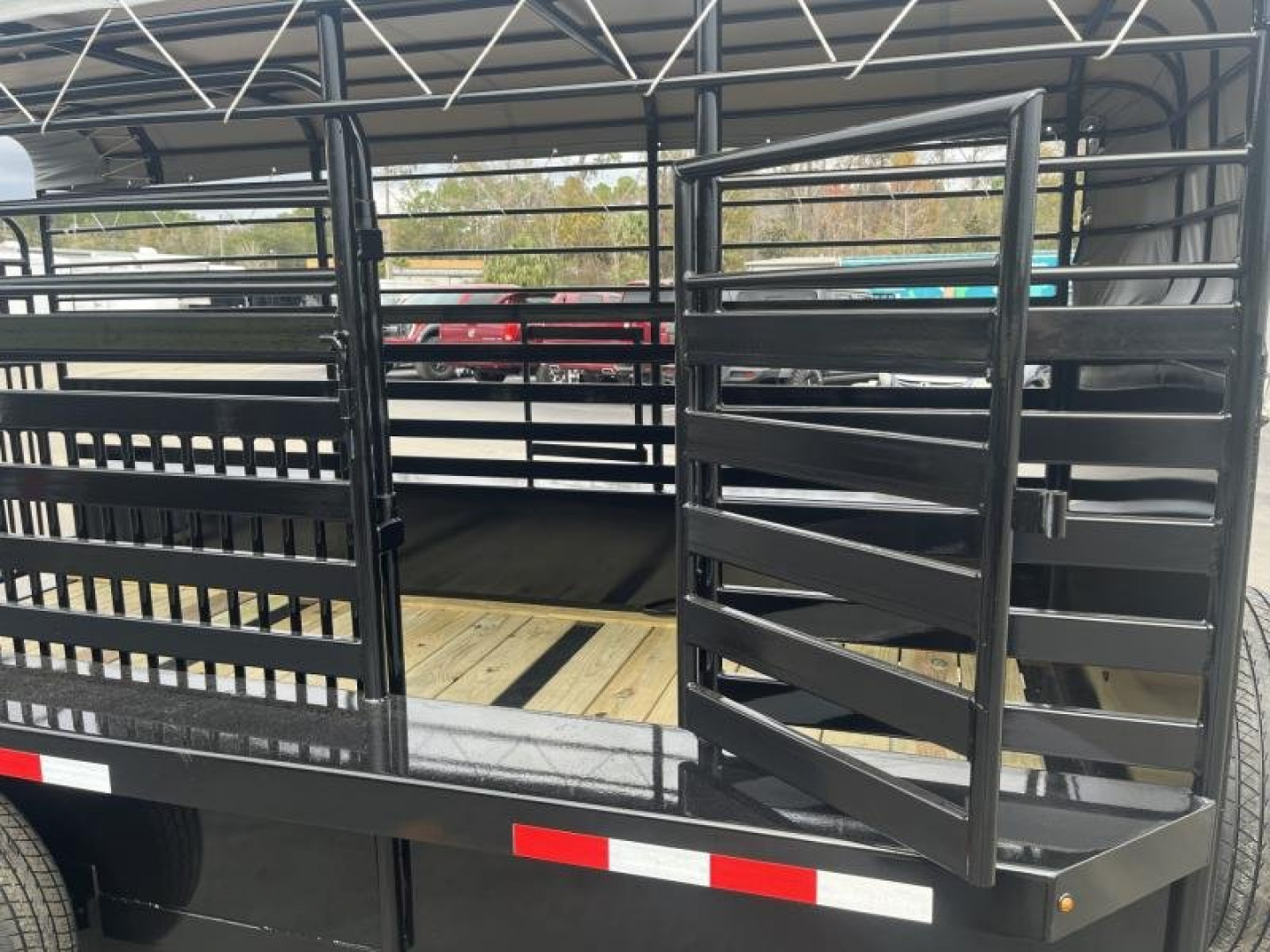 New ST1410B TEXAS TRAILERS 14' BUMPER PULL STOCK TRAILER