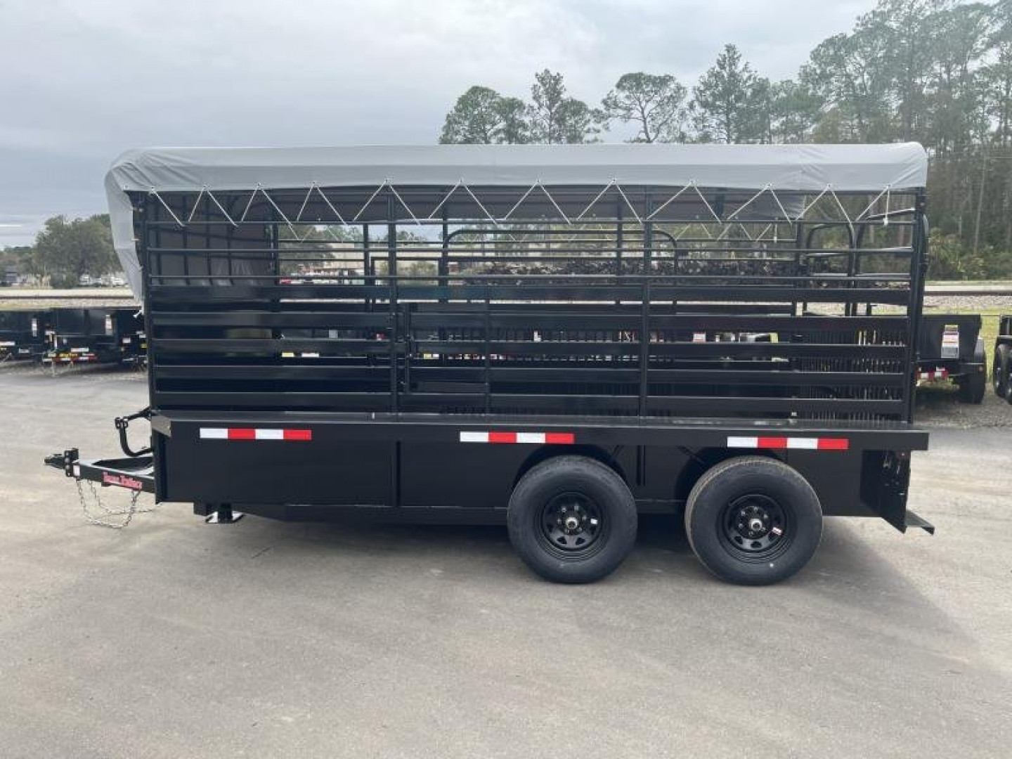 New ST1410B TEXAS TRAILERS 14' BUMPER PULL STOCK TRAILER