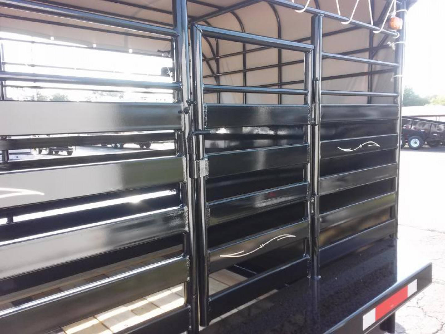 New ST1410B TEXAS TRAILERS 14' BUMPER PULL STOCK TRAILER