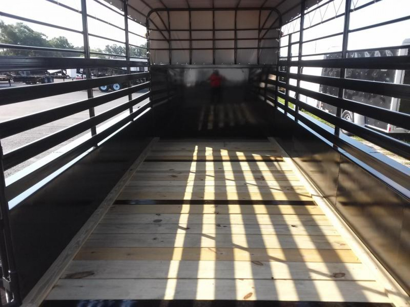 New ST1410B TEXAS TRAILERS 14' BUMPER PULL STOCK TRAILER
