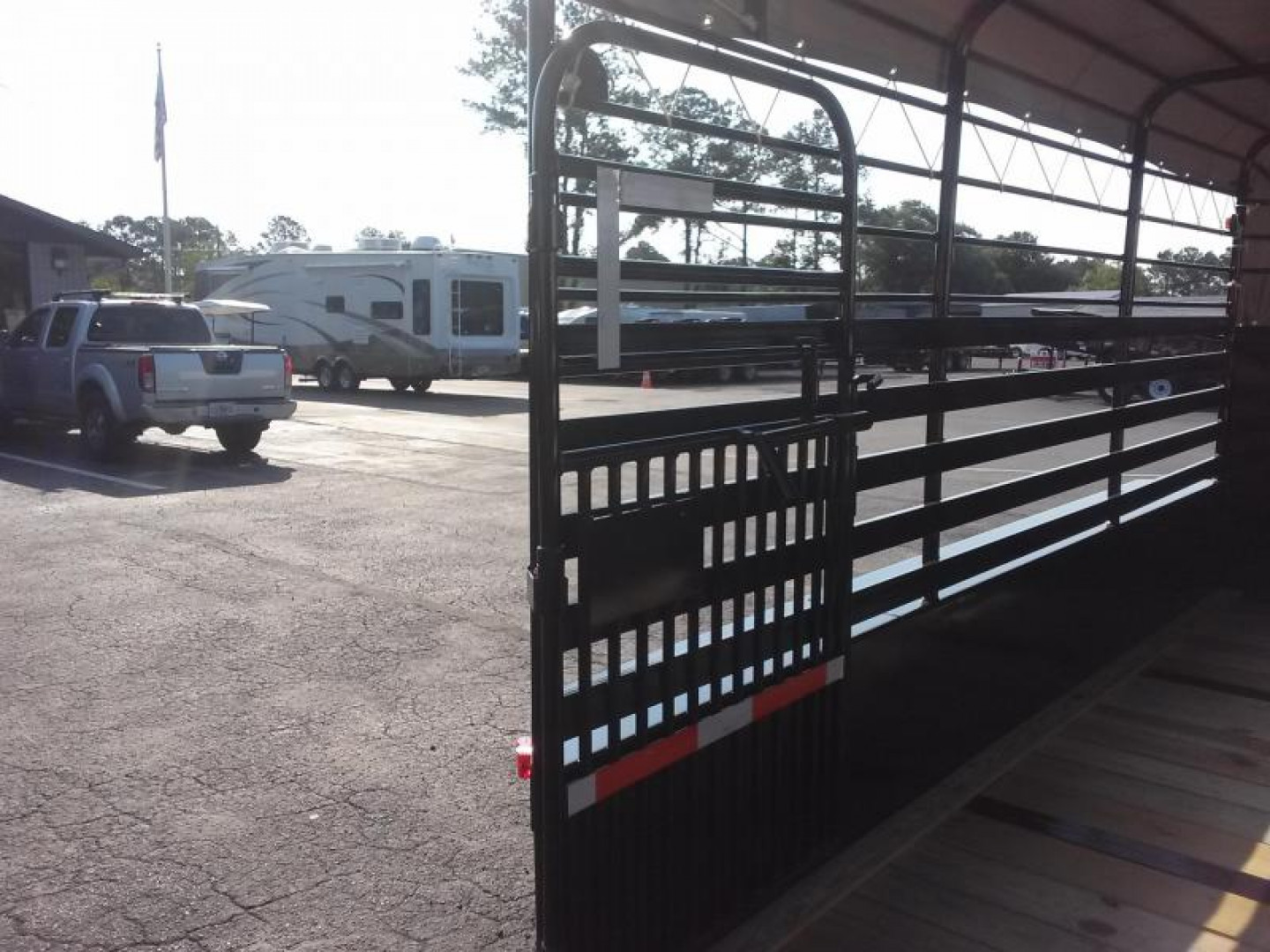 New ST1410B TEXAS TRAILERS 14' BUMPER PULL STOCK TRAILER