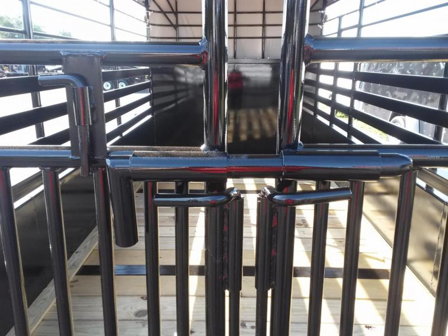 New ST1410B TEXAS TRAILERS 14' BUMPER PULL STOCK TRAILER
