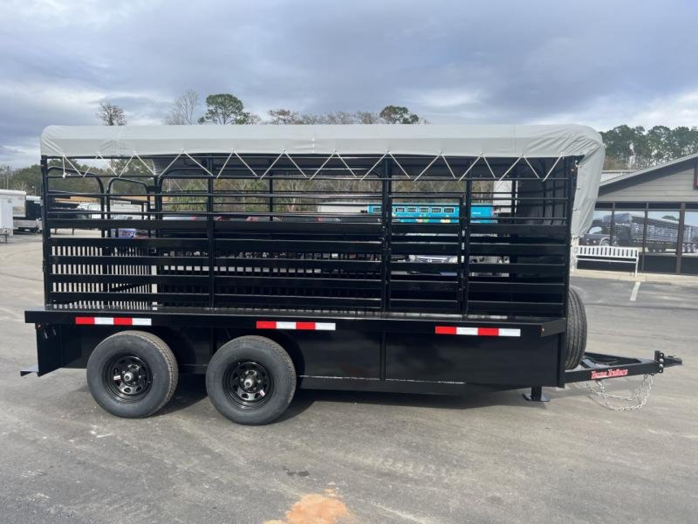 New ST1410B TEXAS TRAILERS 14' BUMPER PULL STOCK TRAILER