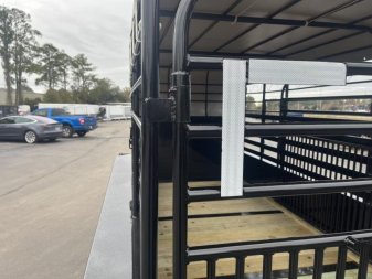 New ST1410B TEXAS TRAILERS 14' BUMPER PULL STOCK TRAILER