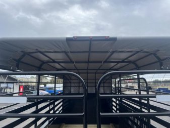 New ST1410B TEXAS TRAILERS 14' BUMPER PULL STOCK TRAILER