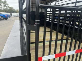New ST1410B TEXAS TRAILERS 14' BUMPER PULL STOCK TRAILER