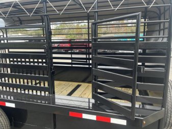 New ST1410B TEXAS TRAILERS 14' BUMPER PULL STOCK TRAILER