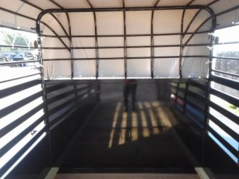 New ST1410B TEXAS TRAILERS 14' BUMPER PULL STOCK TRAILER