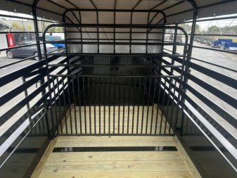 New ST1410B TEXAS TRAILERS 14' BUMPER PULL STOCK TRAILER