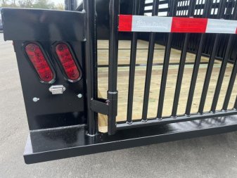New ST1410B TEXAS TRAILERS 14' BUMPER PULL STOCK TRAILER