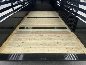 New ST1410B TEXAS TRAILERS 14' BUMPER PULL STOCK TRAILER