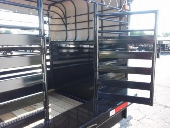 New ST1410B TEXAS TRAILERS 14' BUMPER PULL STOCK TRAILER