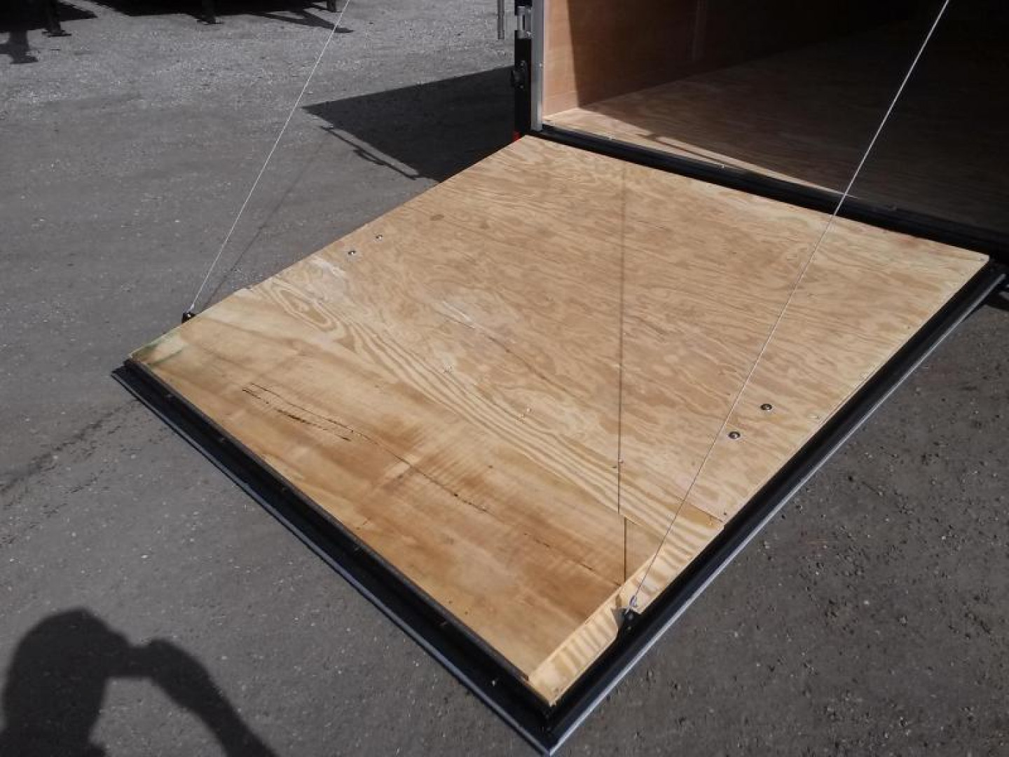 New GANS712TA2 CARGO MATE 7' X 12' ENCLOSED CARGO TRAILER W/ REAR RAMP DOOR & SIDE DOOR