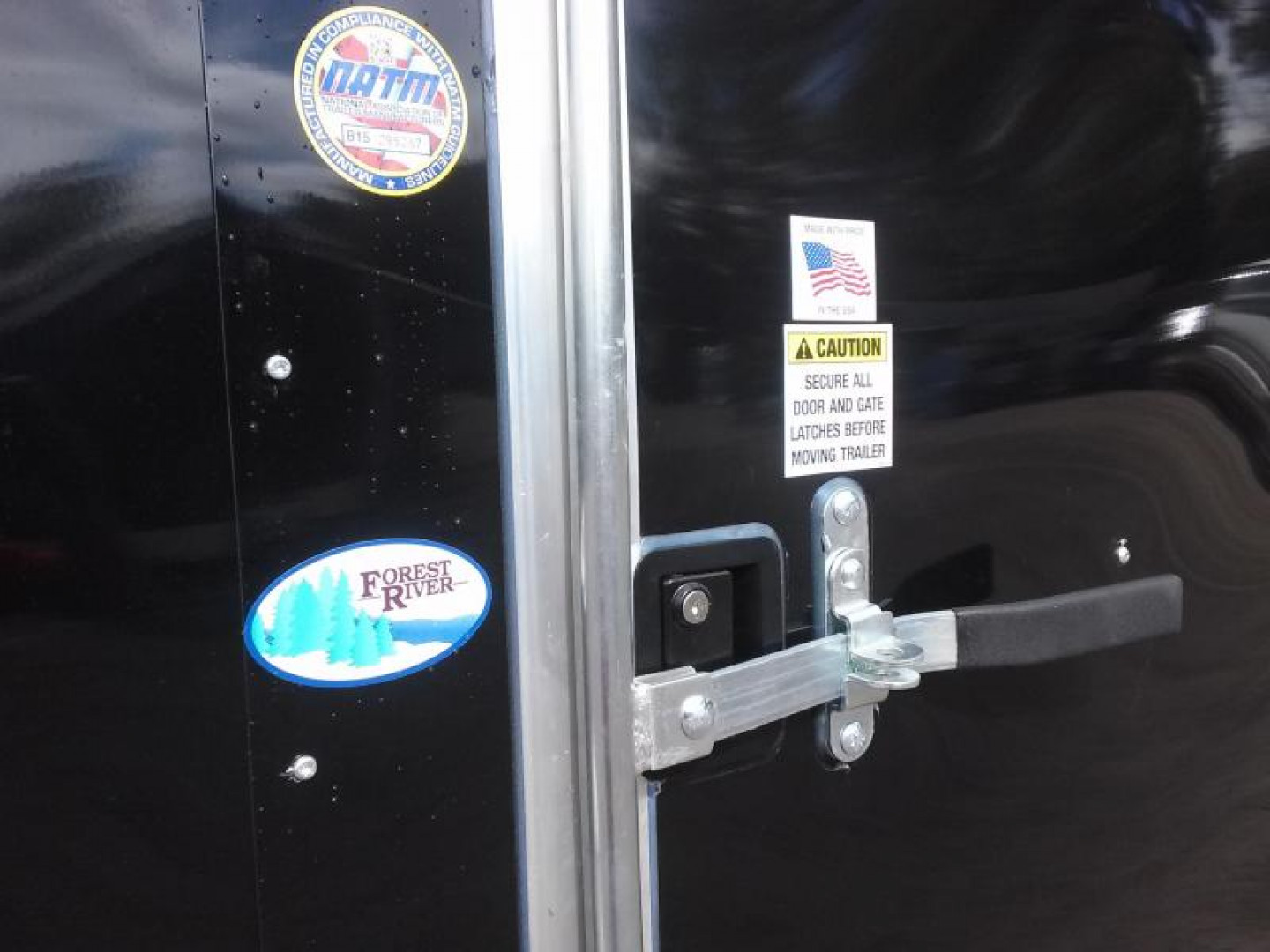 New GANS712TA2 CARGO MATE 7' X 12' ENCLOSED CARGO TRAILER W/ REAR RAMP DOOR & SIDE DOOR