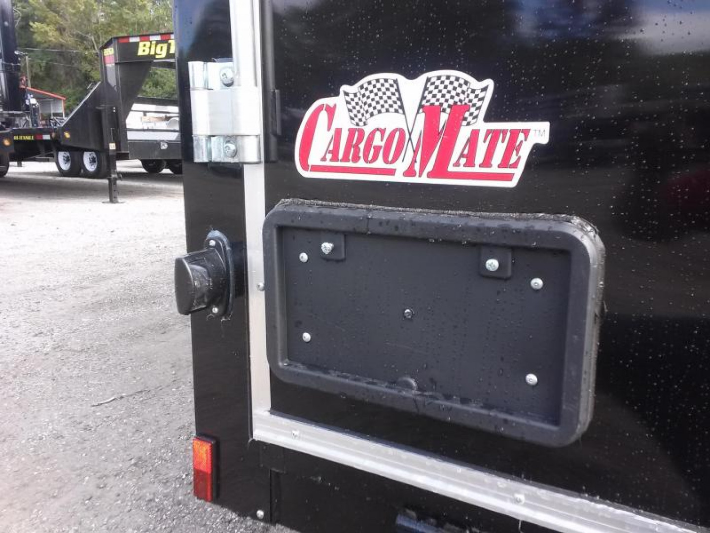 New GANS712TA2 CARGO MATE 7' X 12' ENCLOSED CARGO TRAILER W/ REAR RAMP DOOR & SIDE DOOR