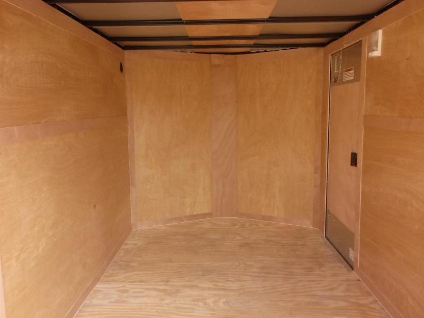 New GANS712TA2 CARGO MATE 7' X 12' ENCLOSED CARGO TRAILER W/ REAR RAMP DOOR & SIDE DOOR
