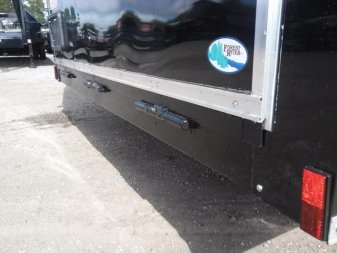 New GANS712TA2 CARGO MATE 7' X 12' ENCLOSED CARGO TRAILER W/ REAR RAMP DOOR & SIDE DOOR