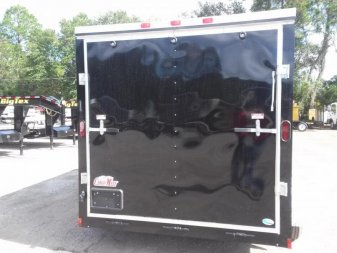 New GANS712TA2 CARGO MATE 7' X 12' ENCLOSED CARGO TRAILER W/ REAR RAMP DOOR & SIDE DOOR