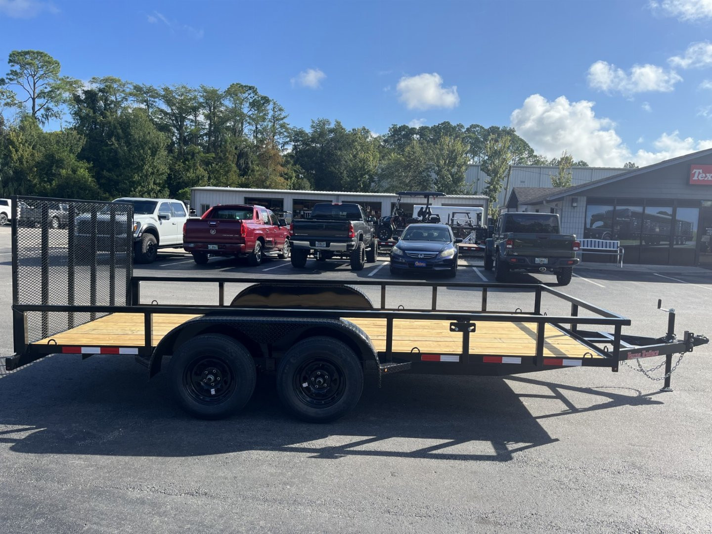 New UT61670 TEXAS TRAILERS 6'10" X 16' Utility Trailer