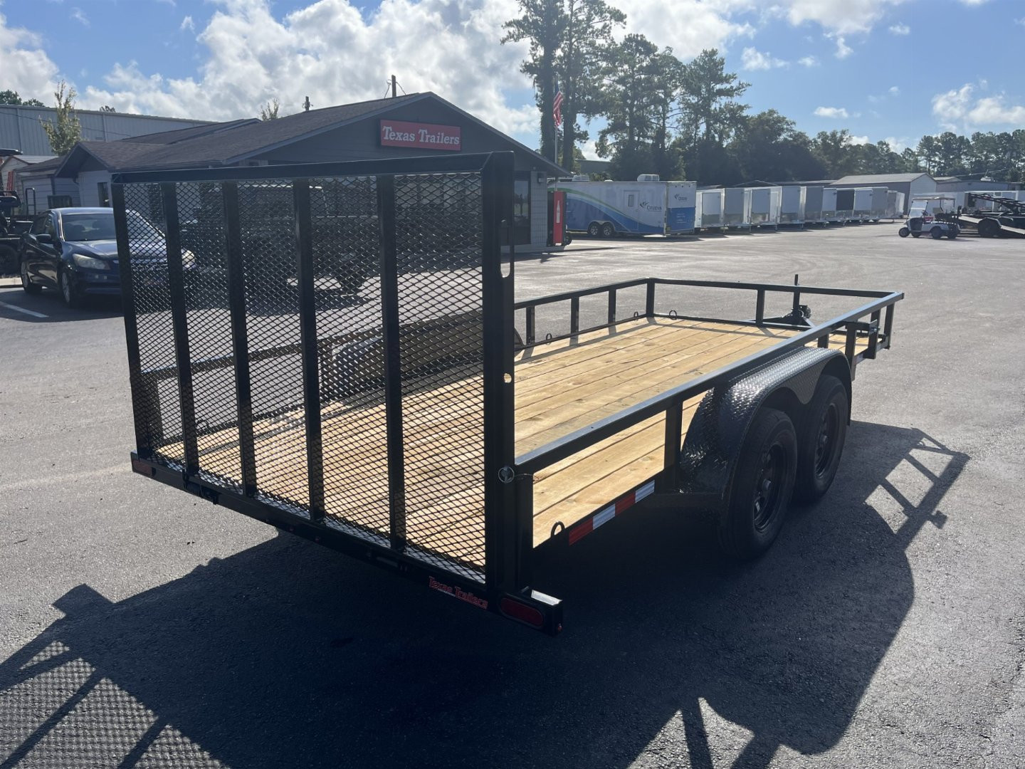 New UT61670 TEXAS TRAILERS 6'10" X 16' Utility Trailer