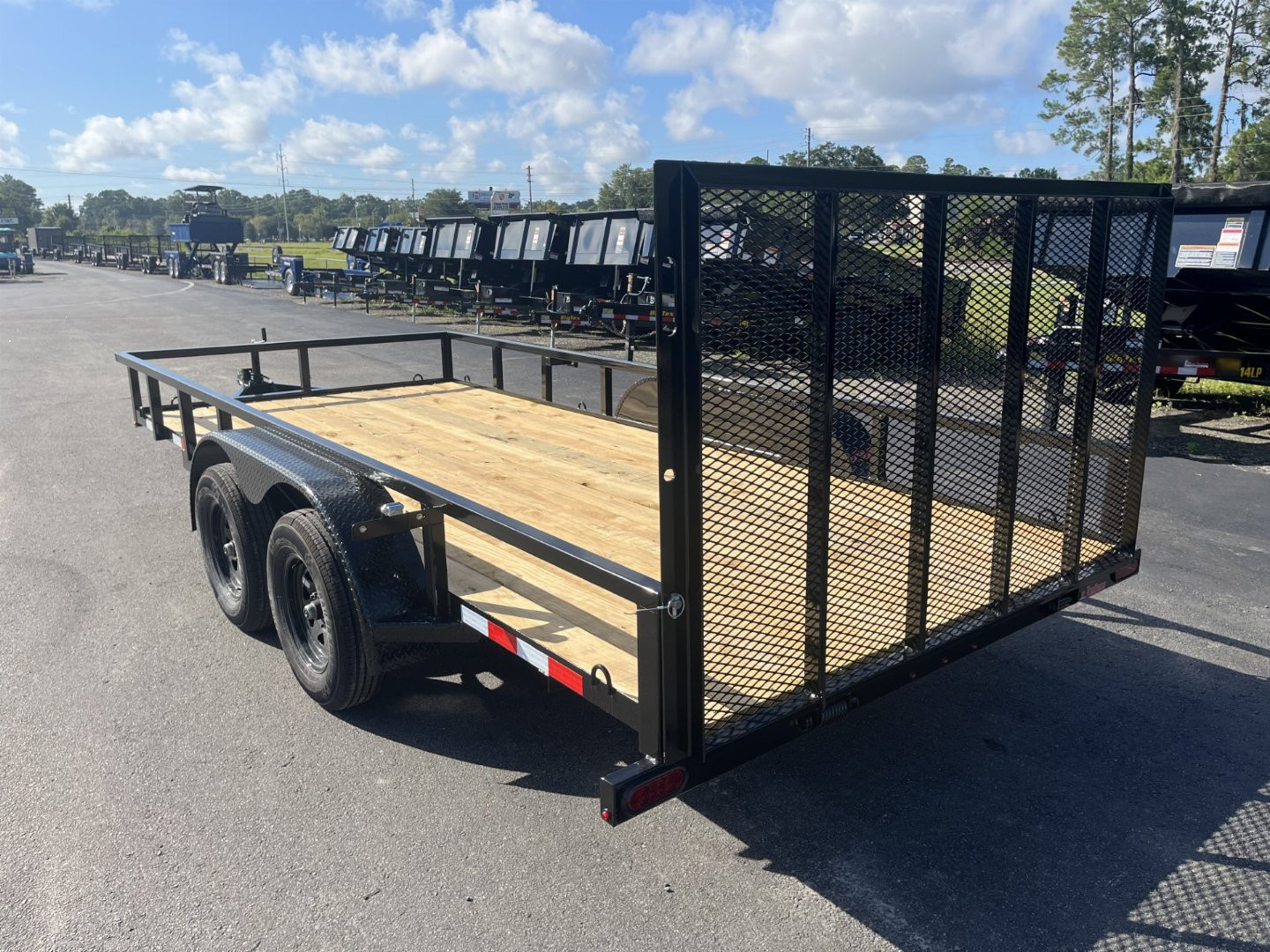 New UT61670 TEXAS TRAILERS 6'10" X 16' Utility Trailer