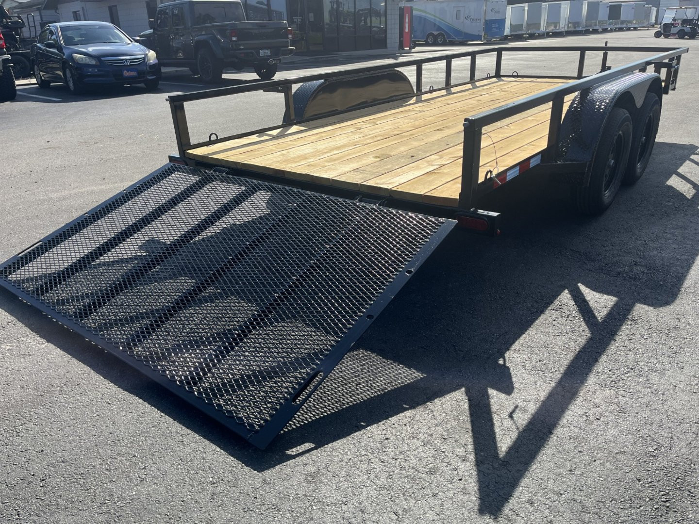 New UT61670 TEXAS TRAILERS 6'10" X 16' Utility Trailer