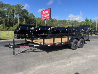 New UT61670 TEXAS TRAILERS 6'10  X 16' Utility Trailer