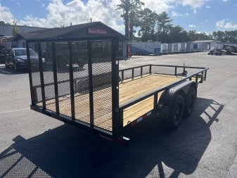 New UT61670 TEXAS TRAILERS 6'10" X 16' Utility Trailer