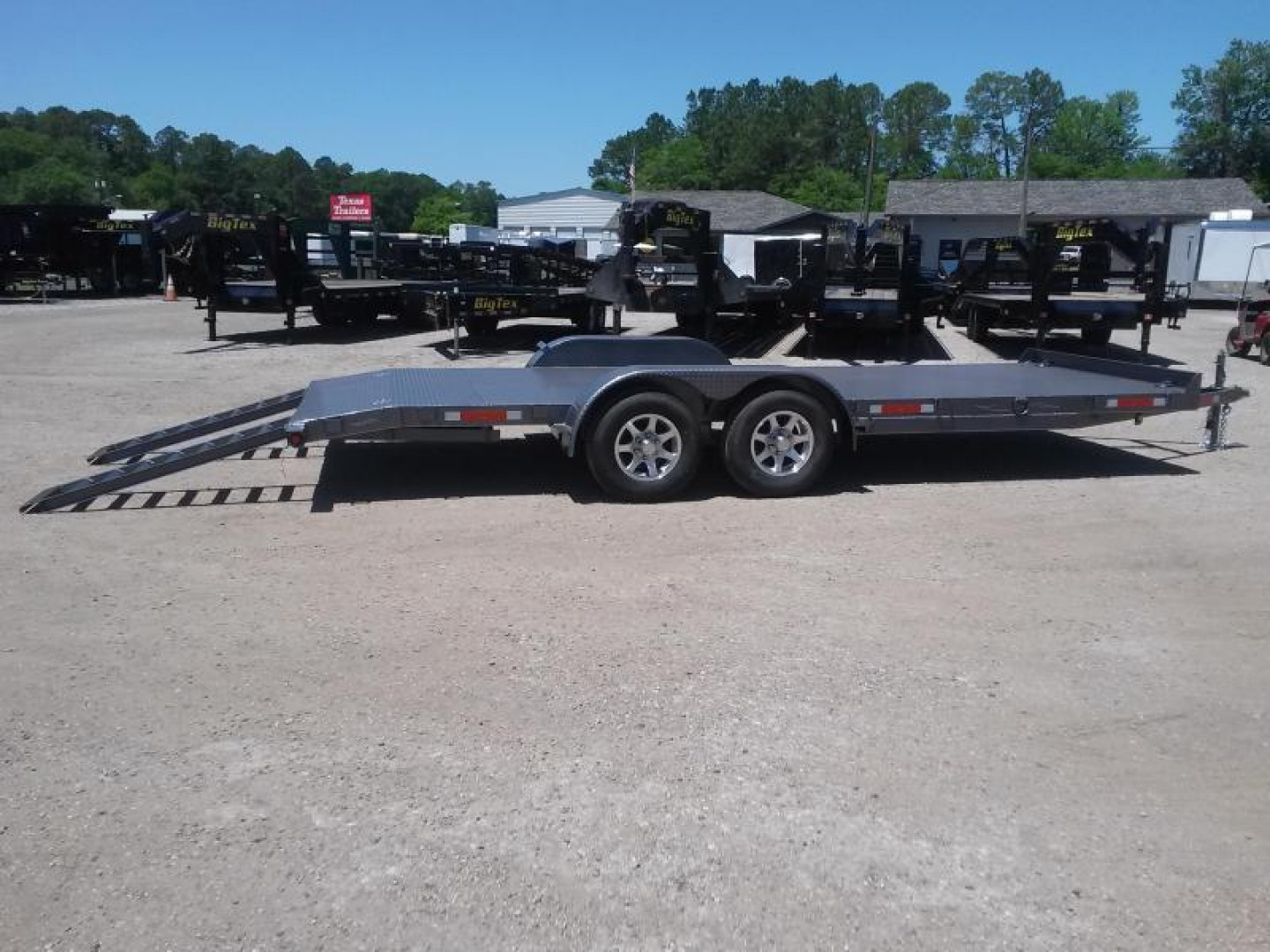 New CH2010 TEXAS TRAILERS 6'10" X 20' CAR HAULER W/ CUSTOM OPTIONS