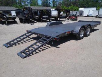 New CH2010 TEXAS TRAILERS 6'10" X 20' CAR HAULER W/ CUSTOM OPTIONS