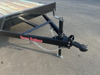 New CH1870 TEXAS TRAILERS 6'10" X 18' CAR HAULER W/ SLIDE OUT RAMPS