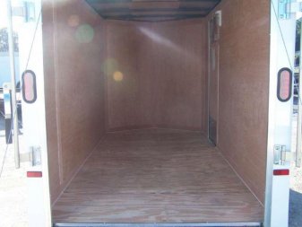 New GANS510SA CARGO MATE 5' X 10' ENCLOSED CARGO TRAILER W/ REAR RAMP DOOR & SIDE DOOR