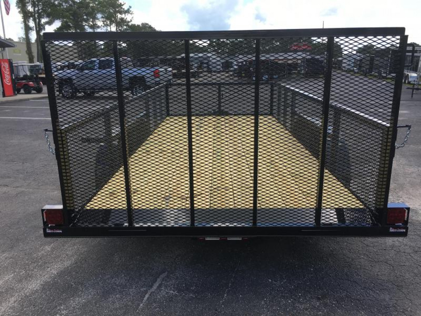 New LM61870 TEXAS TRAILERS 6'10" X 18' LAWN MAINTENANCE TRAILER