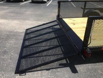 New LM61870 TEXAS TRAILERS 6'10" X 18' LAWN MAINTENANCE TRAILER